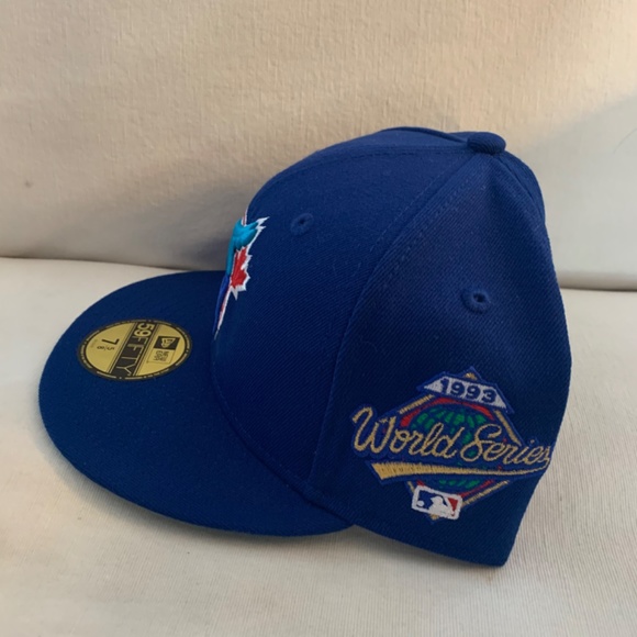 Toronto Blue Jays Fitted 7 1/8 Green UV World Series Side  5950 Toronto Blue Jays World Series Side Patch size 7 5/8